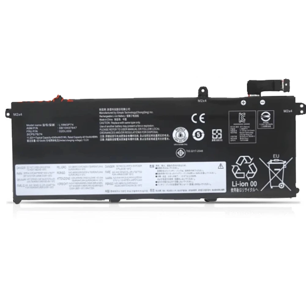L18M3P73  Li-ion Laptop Battery for Lenovo ThinkPad T490 T495 T14 Gen 1 Gen 2 TP00103G TP00103E TP00103K P43S Fast Charge Life