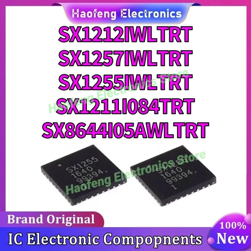 SX1255IWLTRT SX1257IWLTRT SX1212IWLTRT SX8644I05AWLTRT SX1211I084TRT SX1255 SX1257 SX1212 SX8644 SX1211 IC Chip QFN-32