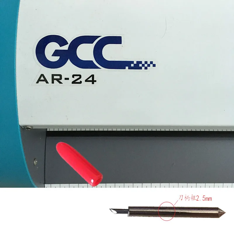 GCC SignPal GRC-132S Roland lettering knife GCC Jaguar EXPERT 2LX Cutting Plotter Blade Vinyl Film Cutter Knife 2.5mm 2mm Dia