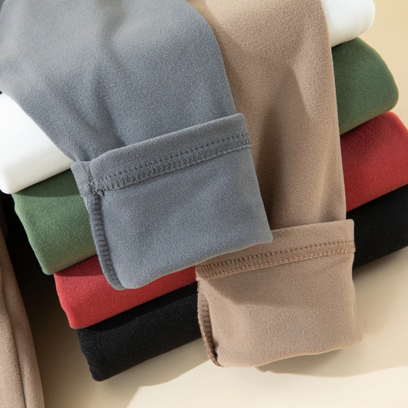 Women's Long Sleeve T-Shirt Thickened German Velvet Slimming Patchwork Fleece Lined Inner Wear  Color Base Shirt