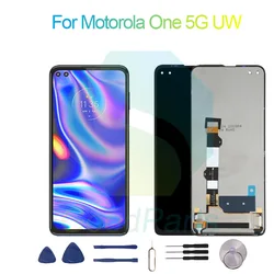 For Motorola One 5G UW LCD Display Screen 6.7