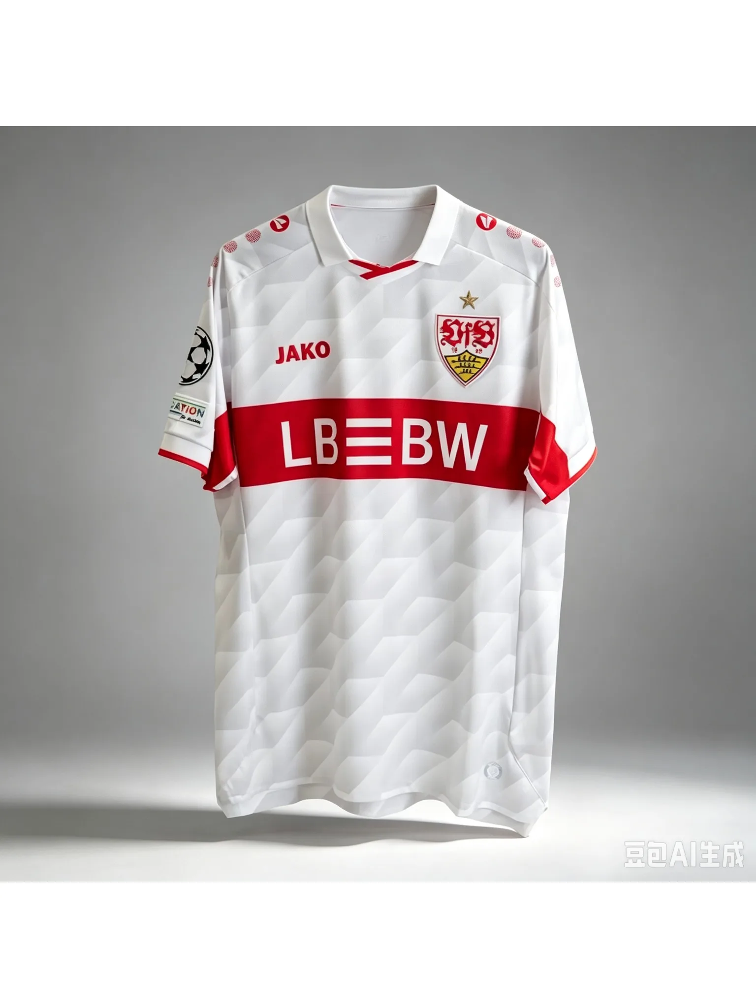 2026-27 Neues Herren-Stand-Up-Trikot von Stuttgart, 3D-Druck, Y2K, bequemes, lässiges T-Shirt für den Alltag und das Training