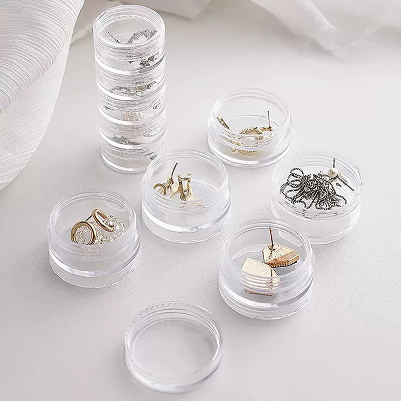S/L Jewelry Storage Box Five Layer Organizer Display Case DIY Earrings Necklace Pendants Jewelry Organizer Storage Display Rack