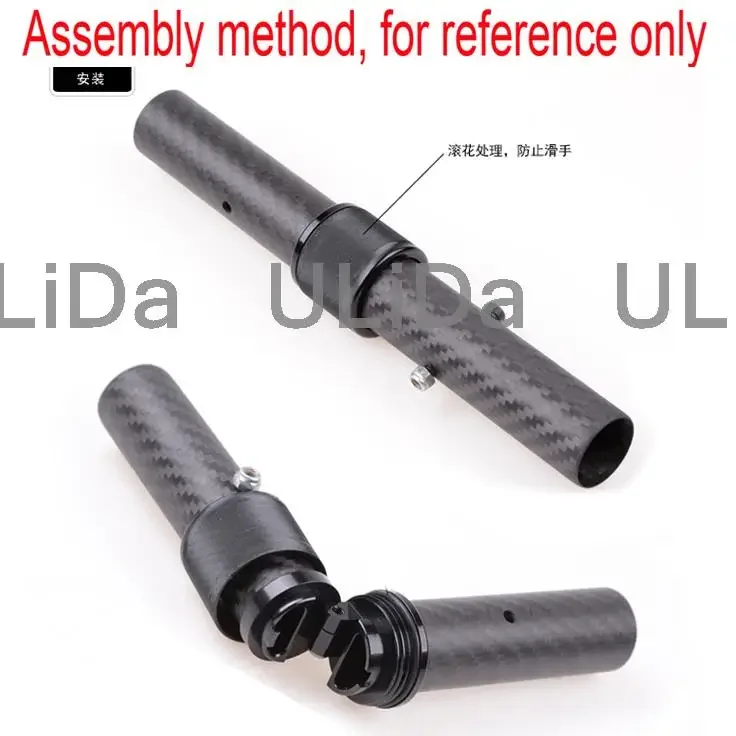D20 D25 Round Thread Type Transverse 20mm 25mm Folding Arm Tube Joint fro DIY D25 Z25 Quadcopter UAV