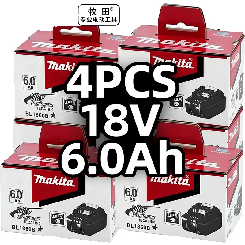 100% Original 18V Makita 6Ah Ersatzakku Bl1840 Bl1830B Bl1850B Bl1850 Bl1860 Bl1815 Lithium-Batterie