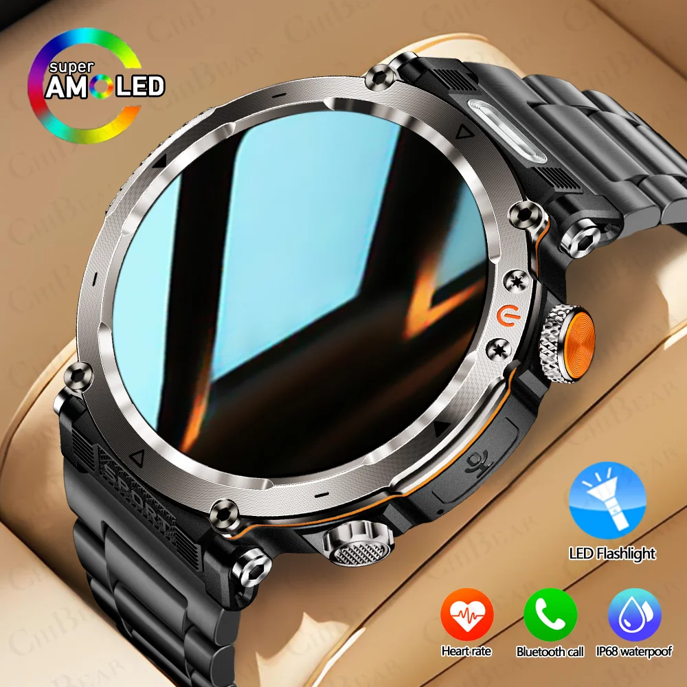 

600mAh Large Battery 1.7-Inch Smartwatch With Health Monitoring Sport mode Bluetooth Call Waterproof Smart Watch IOS 2025 NEW