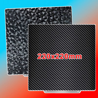 Build Plate for Anycubic Mega Pro Anet A8 PEI Sheet 220x220mm PEO PET Double-sided Print Spring Steel Plate for Duplicator i3