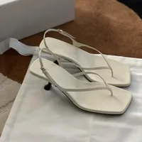 Retro Square Toe Clip Toe Sandals Kitten Heel Back Strap Brown Solid Concise French Style Sexy Fashion Women Shoes Summer Casual - Image 4