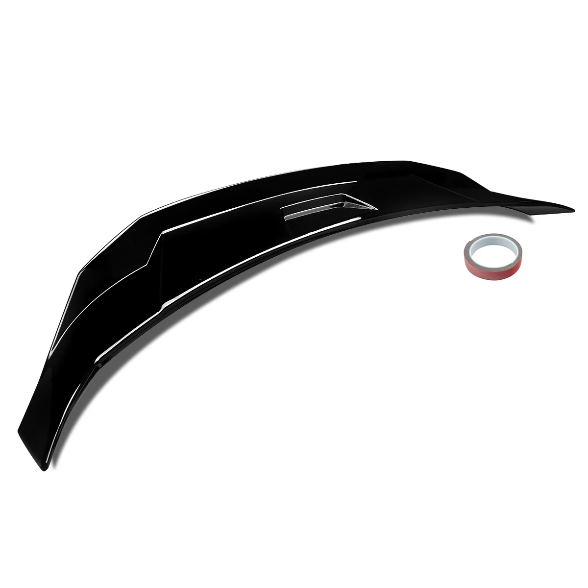 For 2022-2023 11th Honda Civic Sedan Gloss Black Highkick Duckbill Spoiler Wing