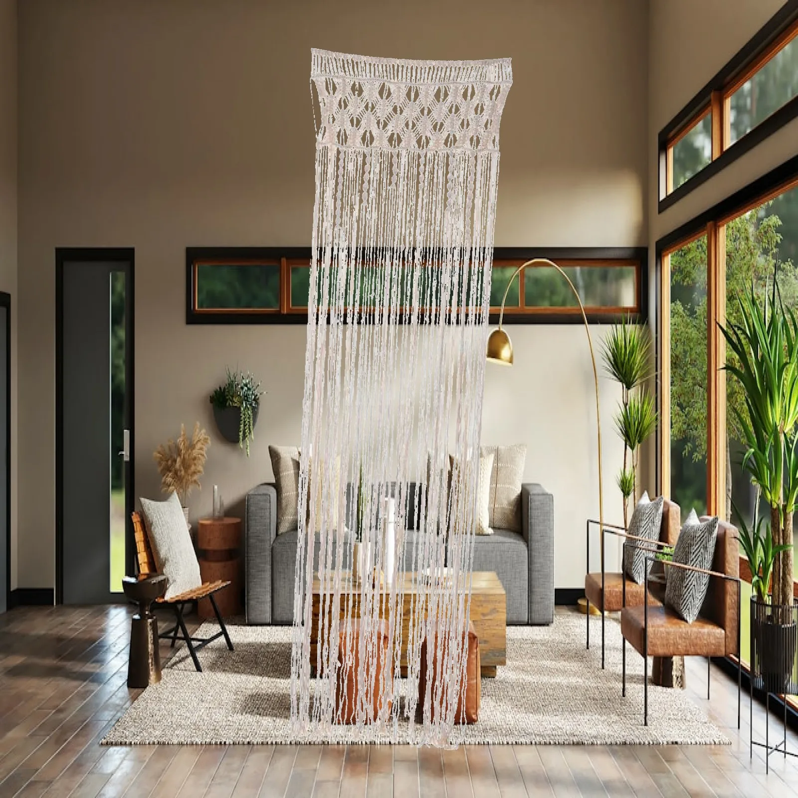 Woven Tapestry Fringe Decorative Chic Boho for Photography Props Nursery Bedroom Baby Room