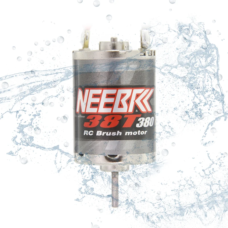 NEEBRC 370 380 390 محرك زاحف من الفولاذ المقاوم للصدأ لـ 1/10 1/12 1/14 1/16 1/24 Monster AXIAL SCX24 B17 TAM54393 TRX 7075