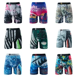 ETHIKA 1Pcs Men Underwear Boxers Breathable Mesh Crotch Mens Trunks Plus Size S-3XL Man Swimming Underpants Men's Panties Trunks
