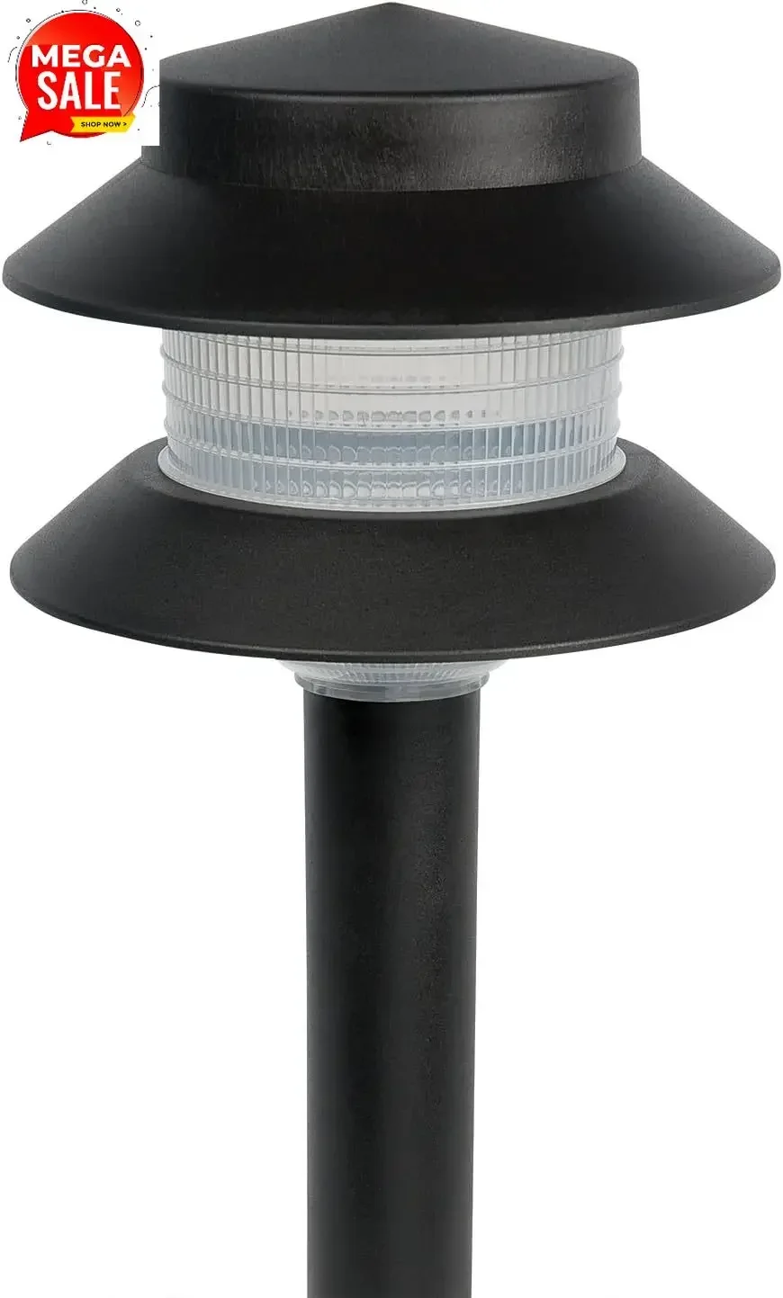 Hot SalesParadise Low Voltage Landscape Pathway Lights - 2 Tier Outdoor Garden Lights - Easy, Simple Installation - Walkway, Law