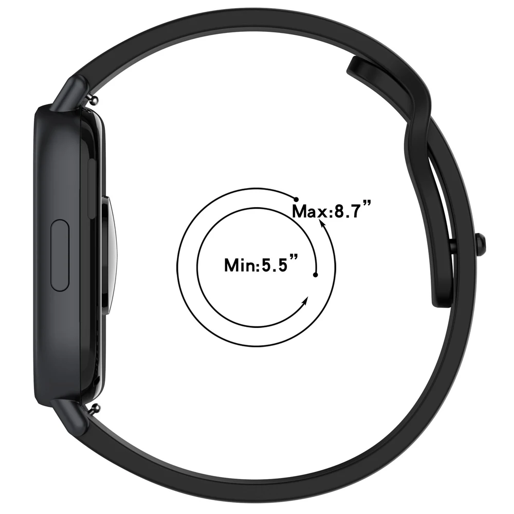 ل Amazfit Balance 2 الرياضة سيليكون حزام كوريا سوار ل Amazfit Bip 6 5/Active 2/GTR 4/GTR3 Pro/GTS 4 2 mini/GTS3 2e الفرقة