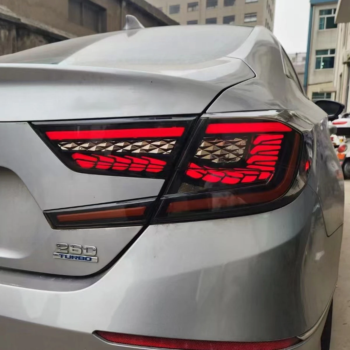 Lampu LED Mobil Lampu Belakang Untuk Honda Accord Generasi ke-10 2018 2019 2020 2021 2022 DRL Lampu Dinamis Start-up Lampu Sein