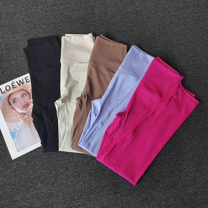 Yoga-Anzug mit hochtaillierten, hüfthebenden Leggings und Sport-BH-Set, schöner Rücken, stoßfester, festem Cup, Sportunterwäsche für Outdoor-Fitness. – Detail 4