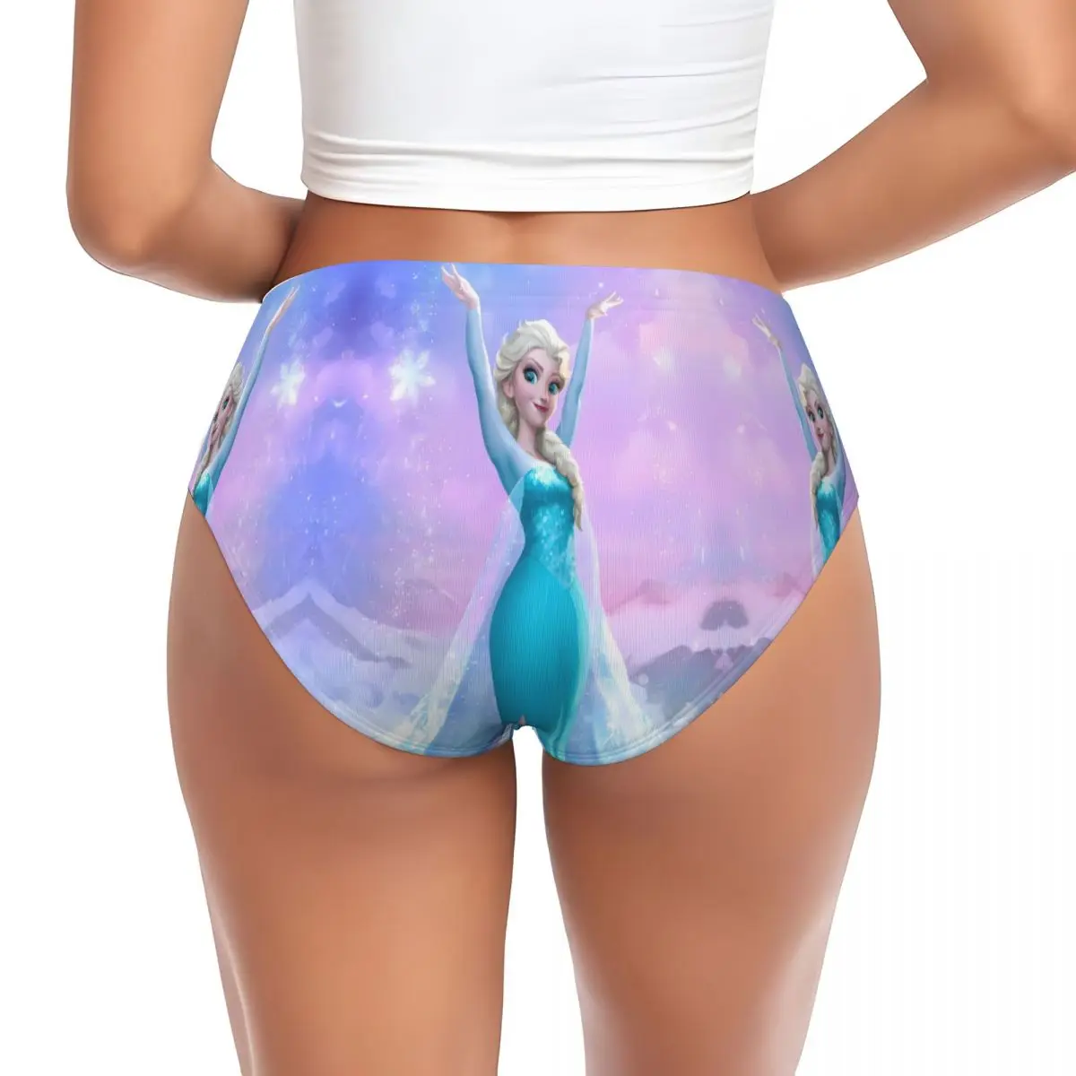 مخصص المرأة المجمدة سراويل جميلة تنفس القوى العظمى ملخصات الملابس الداخلية