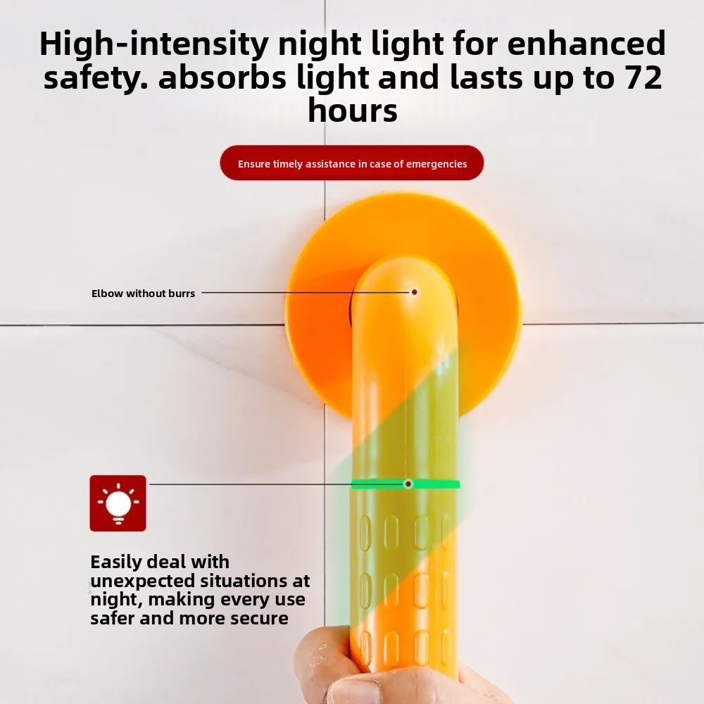 

Stainless Steel Bathroom Handrail Anti-Slip Granules Thicken Grab Bar Advanced Auxiliary Balance Support Shower Grab Bar