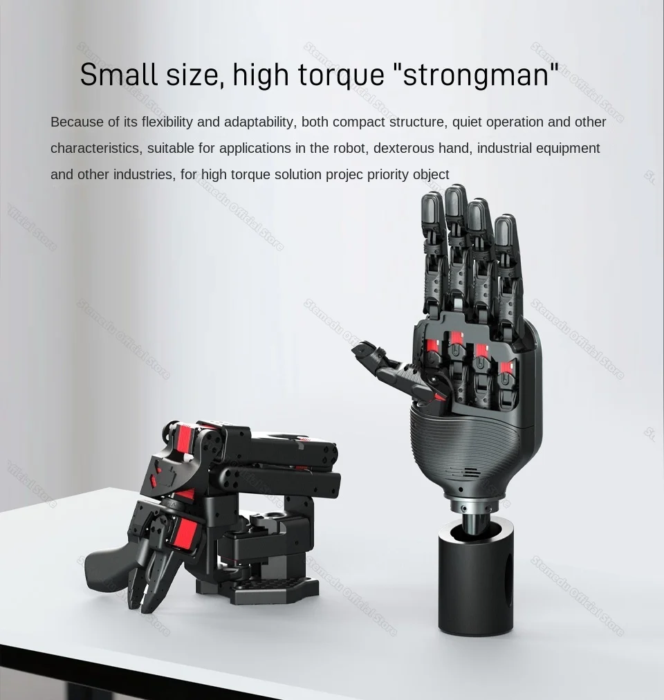 Feetech 14KG 12V HL-3915-C001 코어리스 마그네틱 인코딩 듀얼 축 올메탈 전류 링 힘 제어 로봇 TTL 서보 360 °