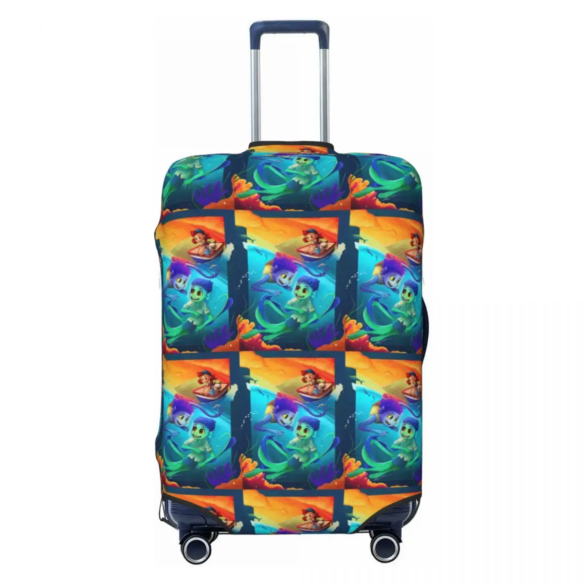 

Custom Luca Cartoon Luggage Cover Protector Cute Travel Suitcase Covers for 18-32 Inch