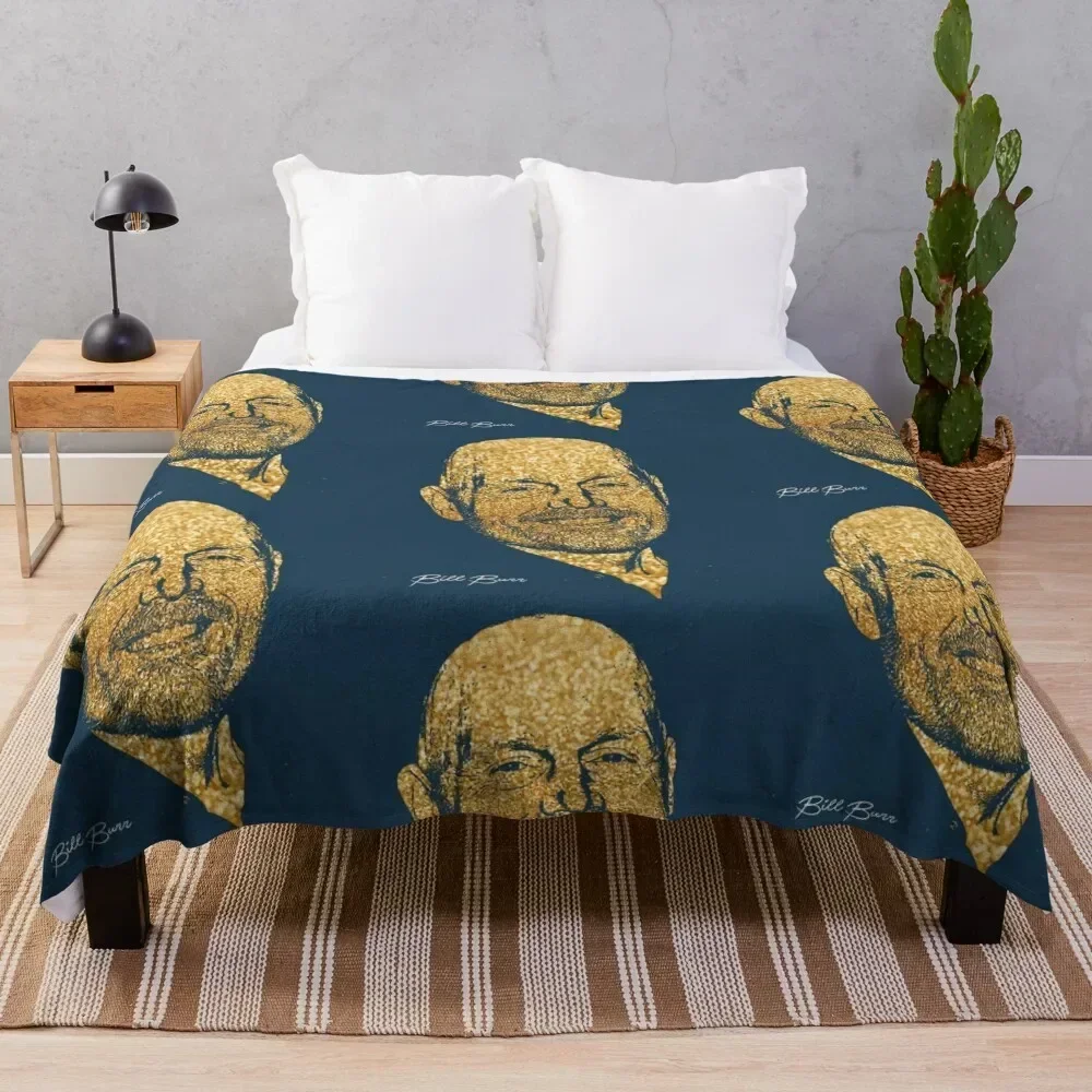 

Bill Burr Throw Blanket Soft Warm Blanket Gift for Grandparents