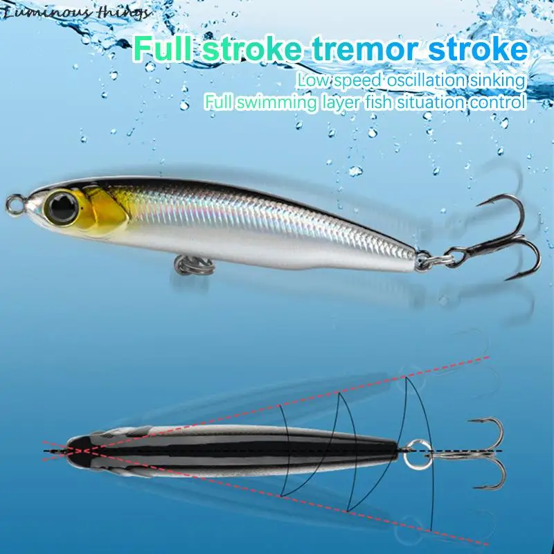 Sinking Pencil Bait 50mm 60mm 3g5g8g Wobbler Trout Mackerel Micro Sea Fishing Lure Shad Bass Lures