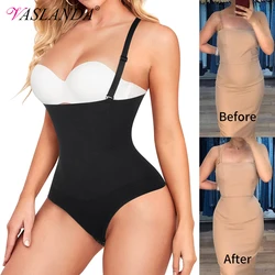 Women Shapewear Thong Bodysuit Tummy Control Panty Waist Trainer Body Shaper Fajas Colombianas Slimming Underwear Seamless Brief