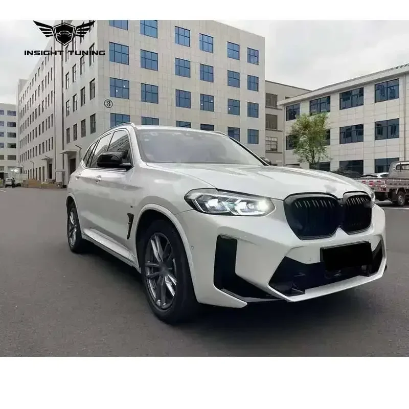 Pp Plastic Car Bumper Head Light Fender Flare Side Skirt Bodykit For Bmw X3 G01 To X3M Body Kit 2022+