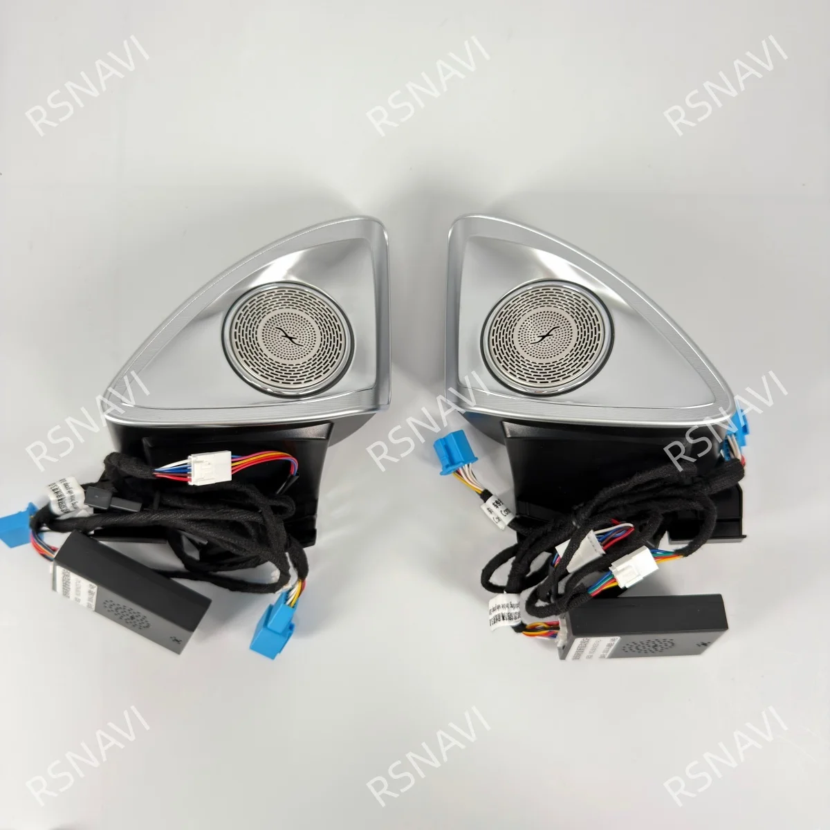 64 Colors LED 4D Rotation Glow Tweeter Speaker For Benz CLS-class W257 C257 2018-2023 3D Treble Horn Refit car accessories