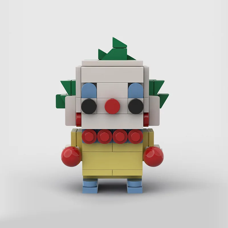 Buildmoc Clown Fangtouzi Combinatie Bouwstenen Kleine Deeltjes Assemblage Compatibel Met Lego Kinderspeelgoed Bouwsteen