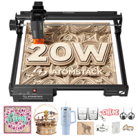 Atomstack A20 Pro V2 20W Quad-Laser Engraving and Cutting Machine Metal Arcylic Wood Cutter Engraver