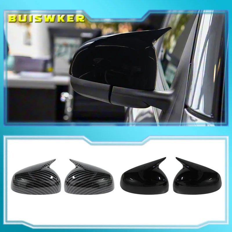 

2 шт. для Mercedes-Benz Smart Fortwo W453 2015-2024, накладки на боковые зеркала, карбоновый вид