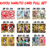 KAYOU Naruto Card Set Full Series SE BP NR CR GP CP SP MR PR SLR OR AR UR ZR Cards Sasuke Anime Collection Card Toy Gift