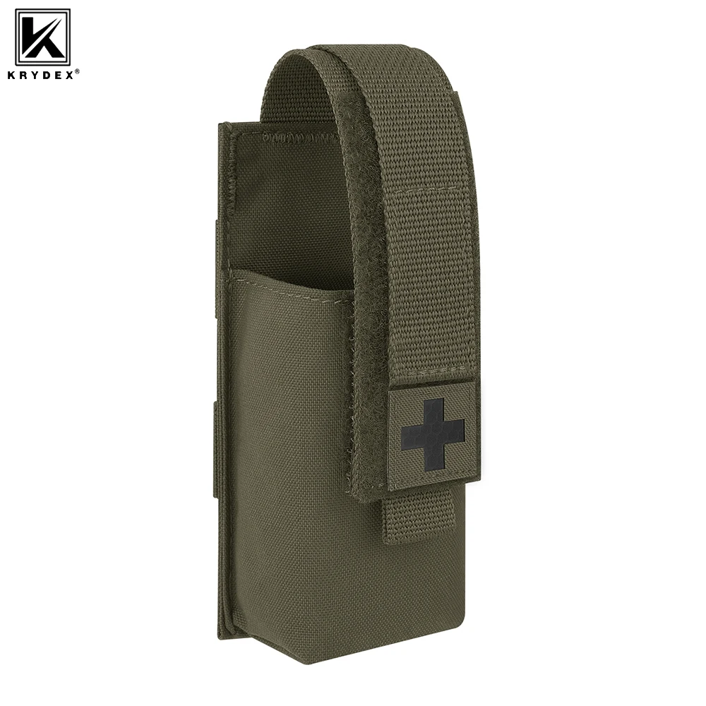 KRYDEX Tactical Molle Tourniquet Shear Holder Pouch Multiuse First Aid Tool Pouch for Duty Belt Backpack Outdoor Survival Gear