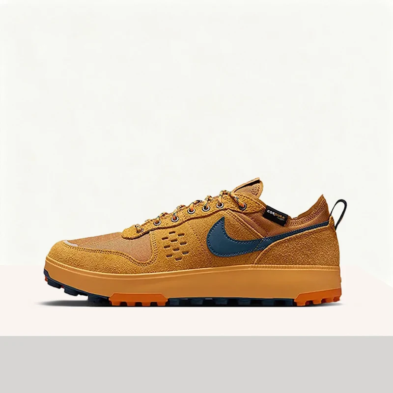 Nike C1TY Round-Toe Mesh Breathable and Comfortable Low-Top Durable and Non-Slip Casual Shoes for Men, Brown HJ4316-700