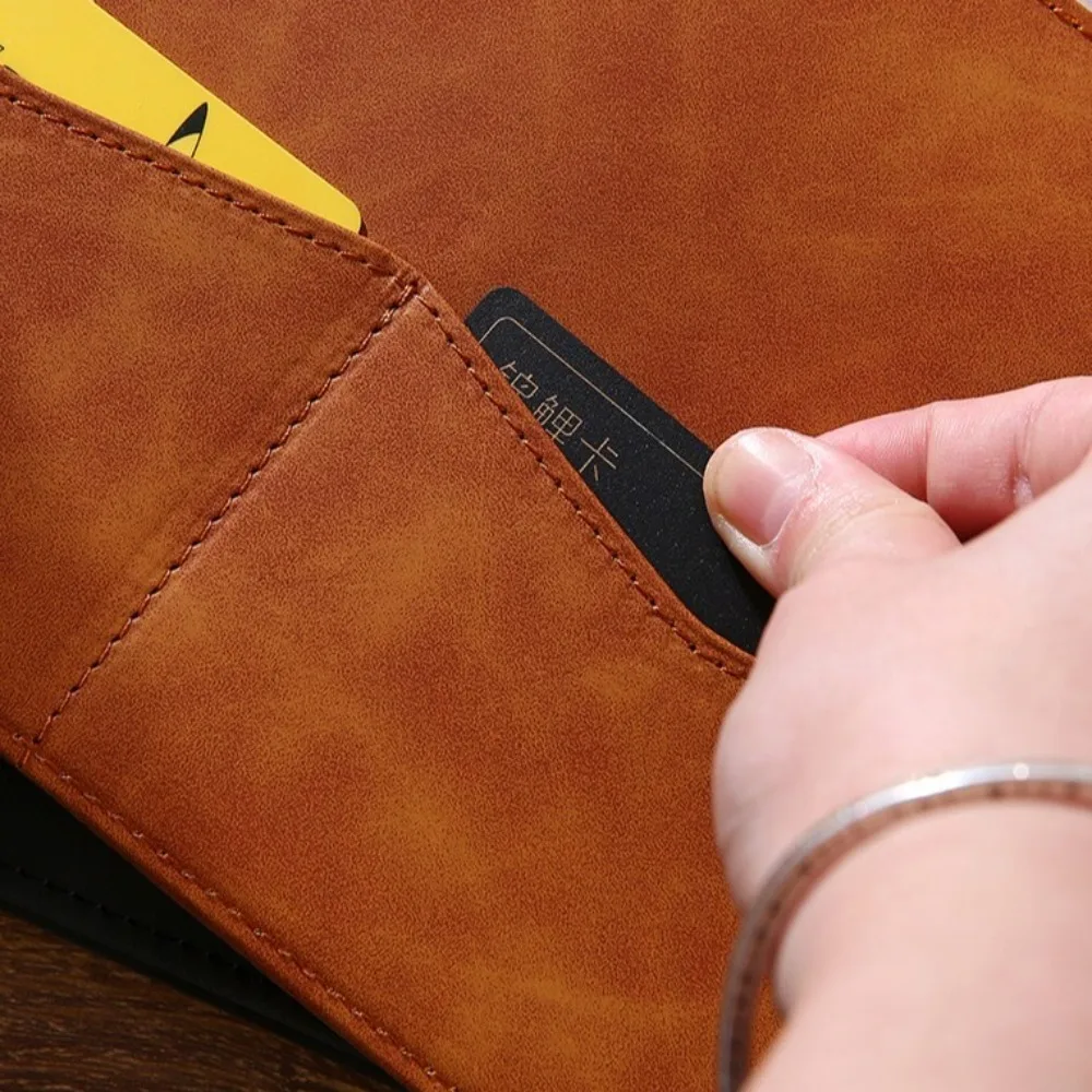 

A4 Leather Clip Board Conference Folder File Storage Multifunctional Business Stationery Folder Data Book Vintage