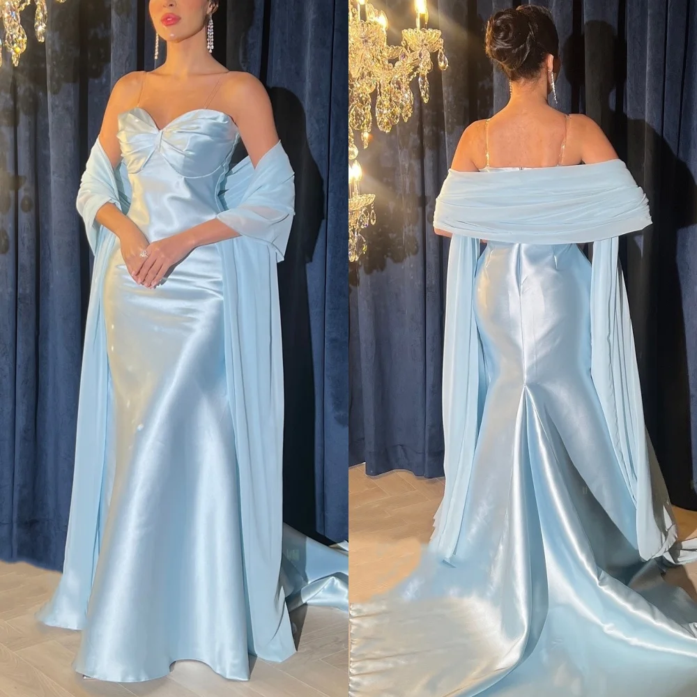 

Customized Exquisite Pleat Trumpet Sweetheart Long Dresses Bespoke Occasion Sizes Available