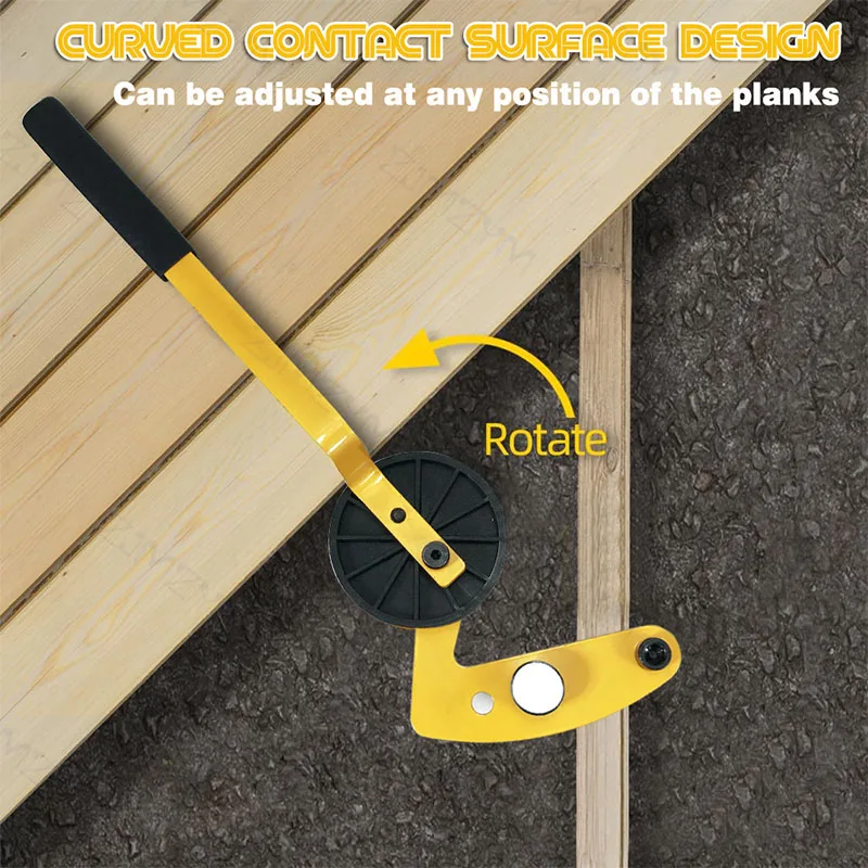 

Deck Board Straightening Tool Deck Warp Fixer for Composite Wood PVC Deck Boards Professional Deck Install Accessory