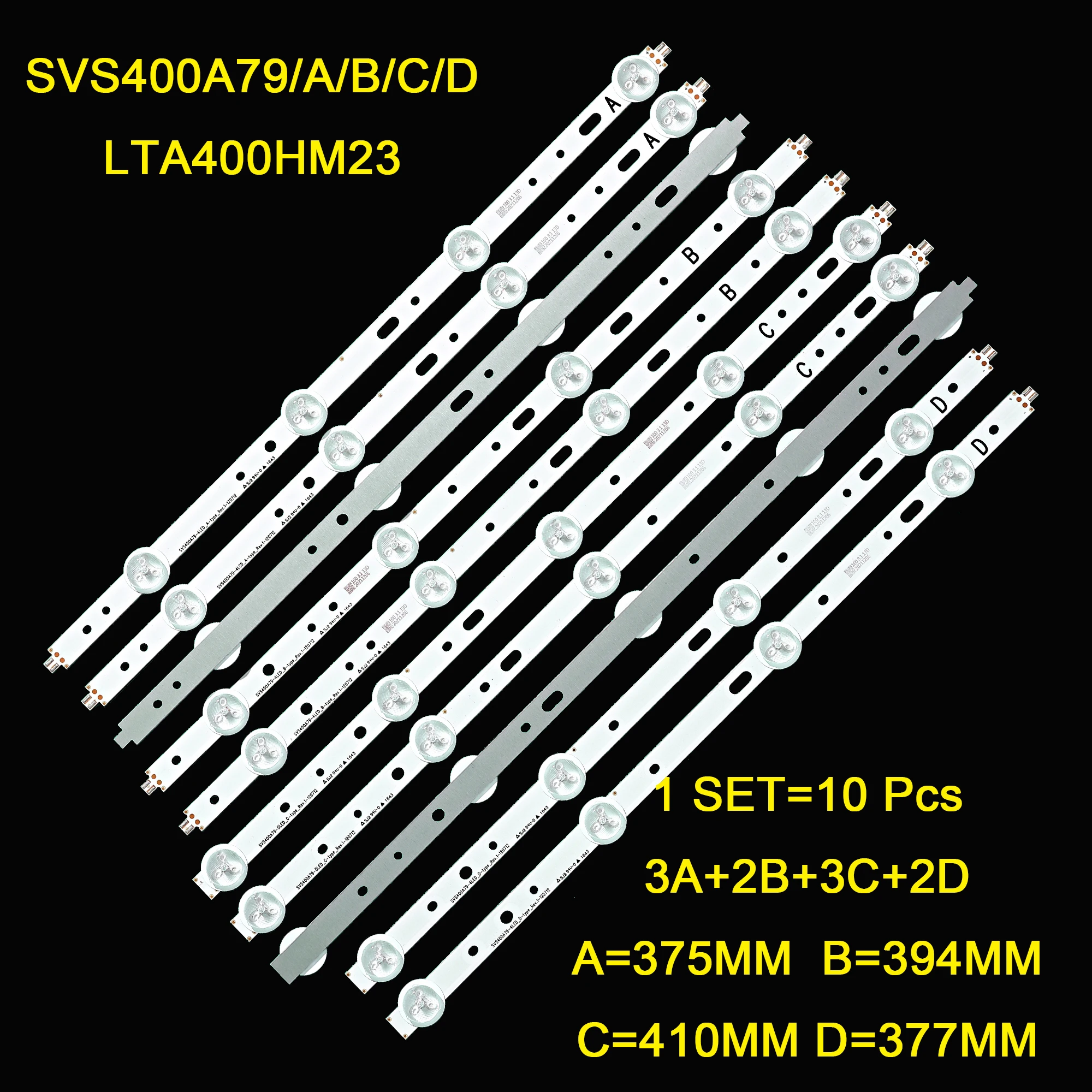 LED 스트립, 40d1333b 40l1333b 40pfl3208t lta400hm23 svs400a73 svs400a79 a b/c d 40VLE5322BG 40VLE5324BG 용