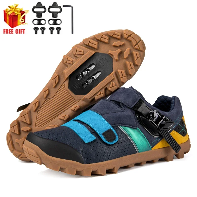 

2024 Cycling Shoes Mtb Men Mountain Footwear Bicycle Indoor Cycling Sneaker Speed Winter Lock Cleat Shoes Bicycle Trekking Shoes