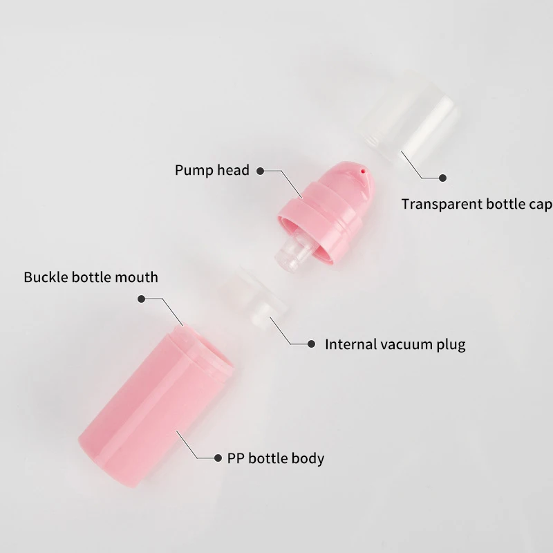 

Путешествия, эмульсионная бутылка для макияжа, 5/10/15 мл, пустой лосьон, вакуумные косметические контейнеры, безвоздушные бутылки с насосом, мини-женщины