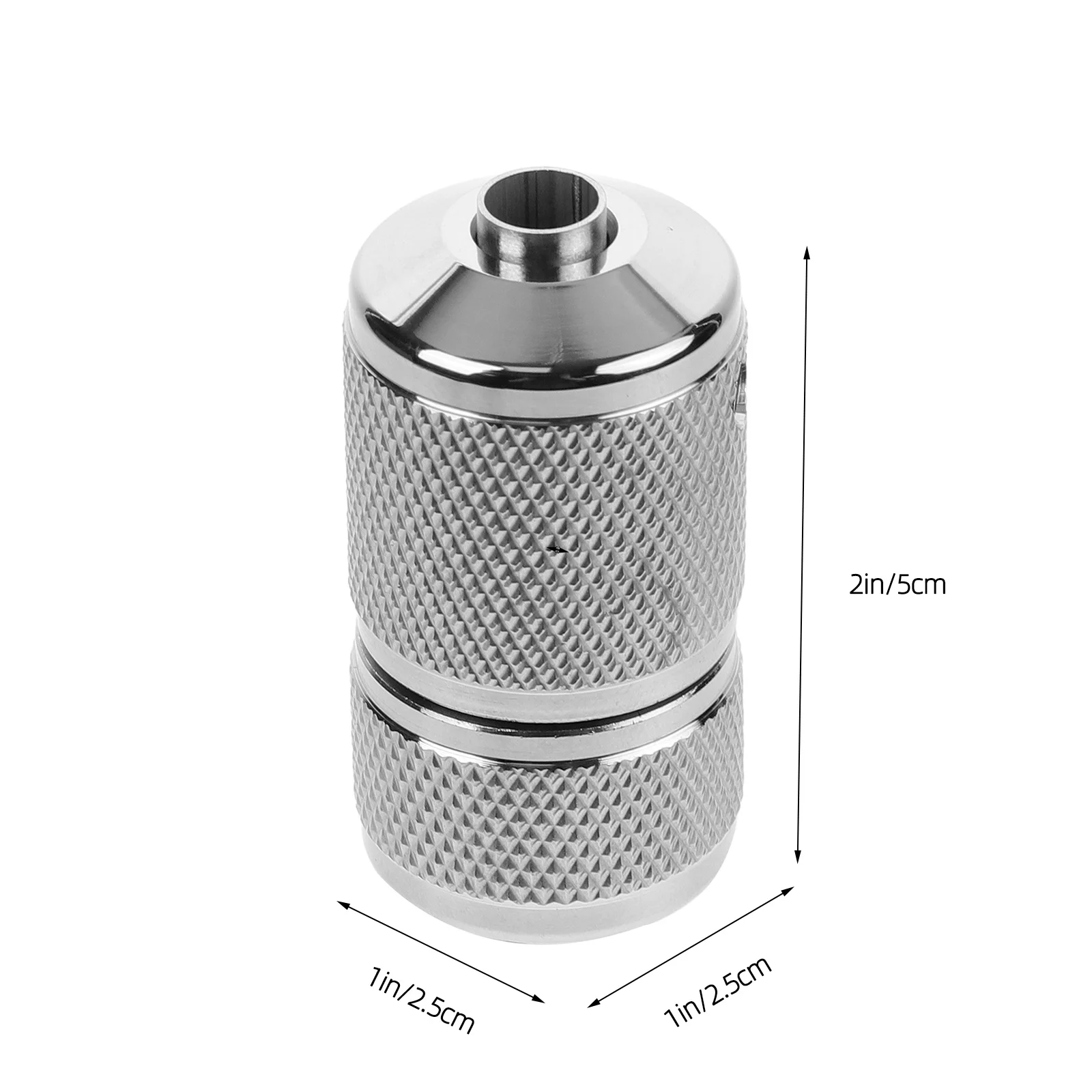 Aperto de tatuagem de aço inoxidável, travamento automático, forte, durável, antiderrapante, alça de metal, adequado para a maioria dos tubos, arte corporal profissional