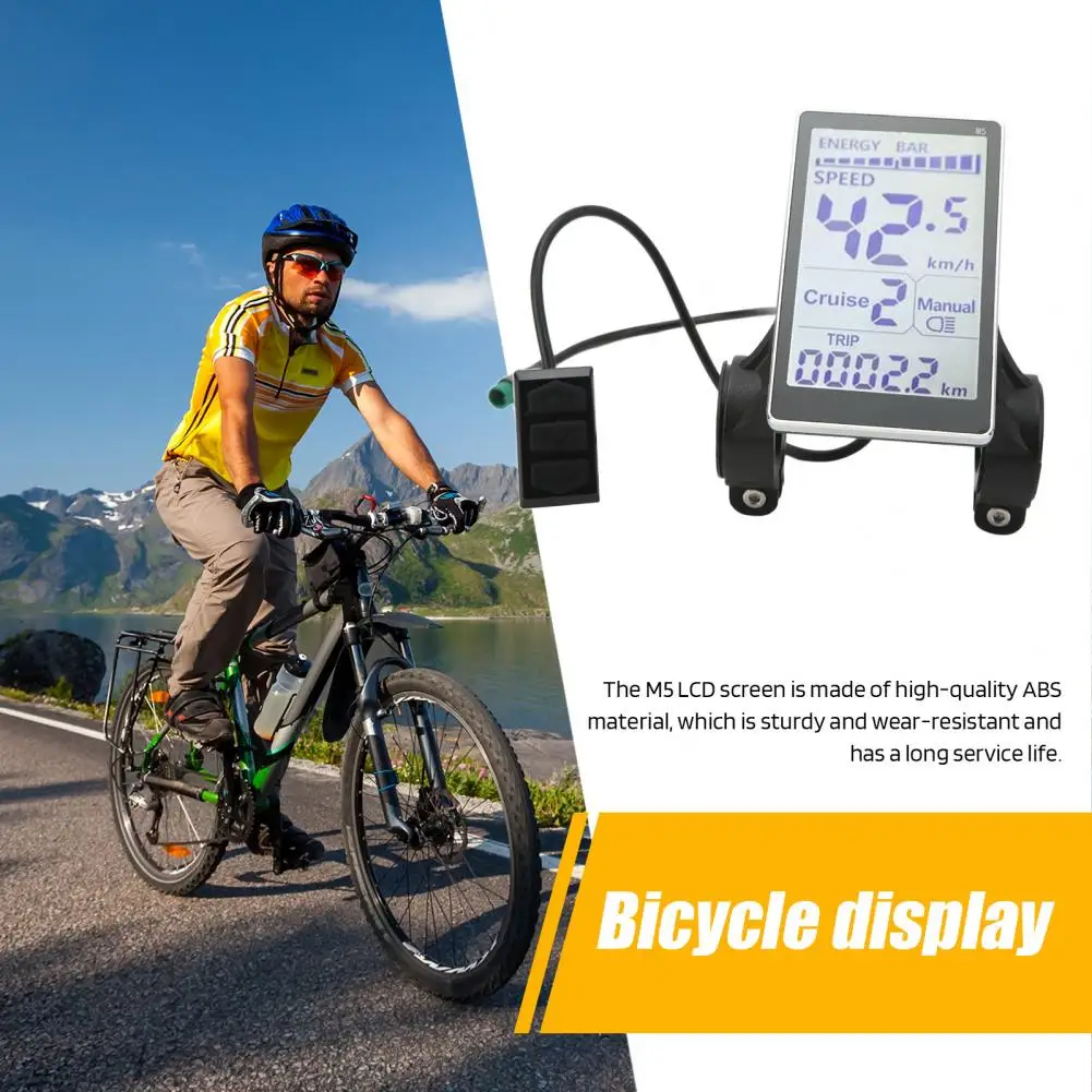 

E-bike Lcd Panel Universal Electric Bike Lcd Panel Display Odometer Power Meter for 24v 36v 48v 60v Ebikes Scooters Bicycles 5