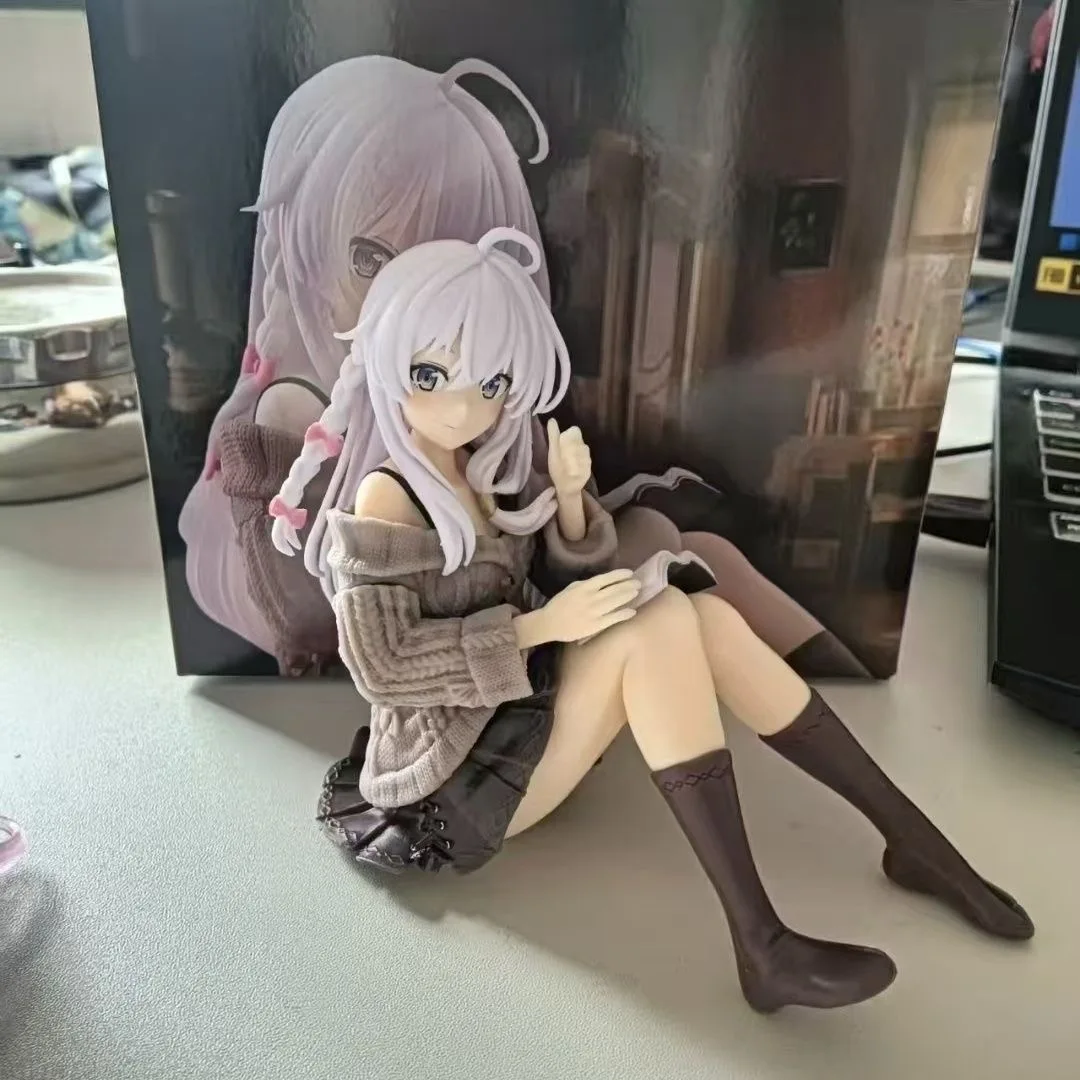 10cm The Journry Of Elaina Anime Figure Elaina Action Figures Desktop Cute Decorations Simple Style Kawaii Girl Japanese Dolls image 5