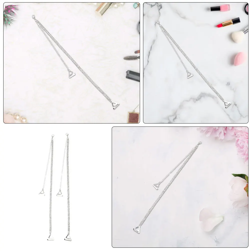3 pares de correas invisibles ajustables para sujetador con diamantes de imitación, repuesto antideslizante para lencería, vestido, Tops, accesorios de correa para el hombro