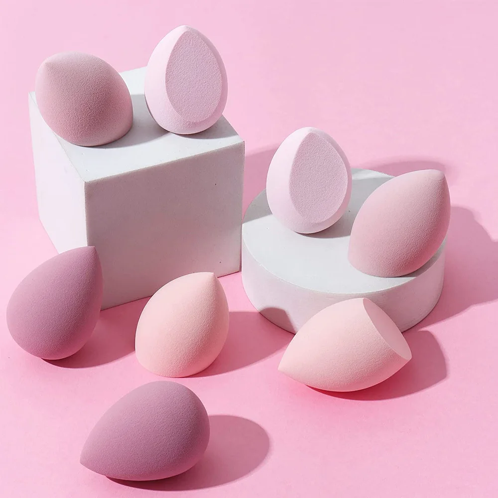 Paquet de 4 éponges de maquillage pour mélange de fond de teint mélangeur pour une Application fluide de cosmétiques
