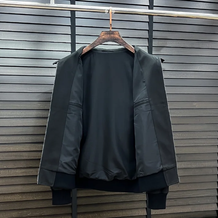 SIJITONGDA2026 men's comfortable yarn weaving in spring, summer and autumn is more delicate. Casual jacket coat M-3XL