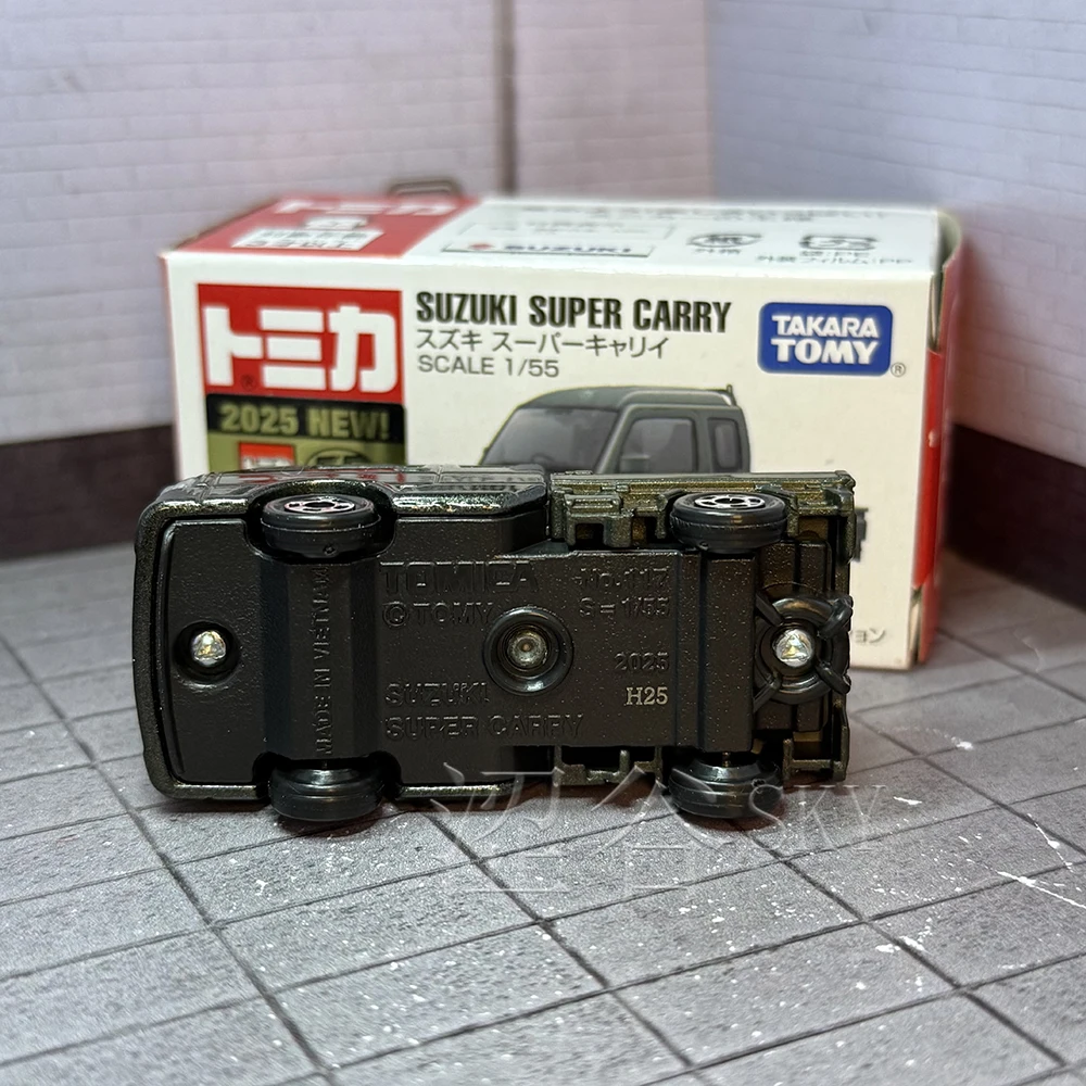 Takara Tomy No.117 Suzuki Super Carry moulage en alliage statique voiture véhicule moulé sous pression Mode métal Collection affichage garçon jouet cadeau