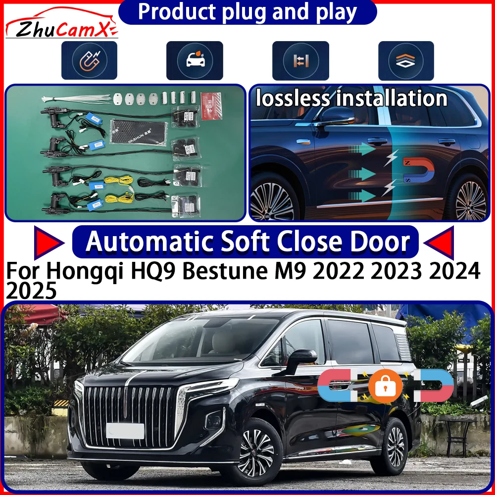 

OEM Door Lock Actuator for Hongqi HQ9 Bestune M9 2022 2023 2024 2025 Soft Close Door Kit Power Latch System Auto Pull Door Easy