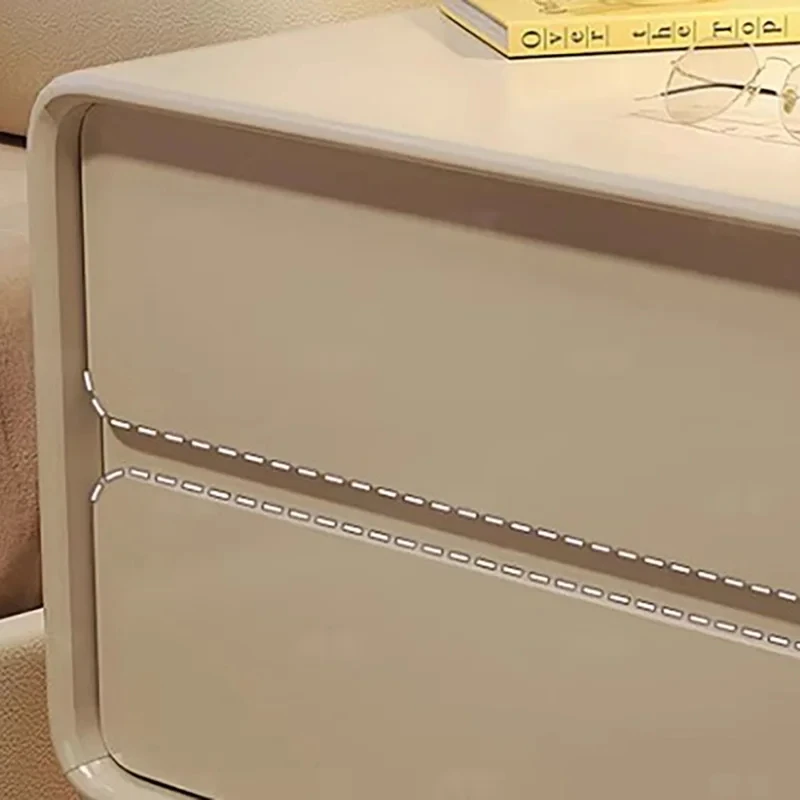 Wood Bedroom Nightstand Modern Bedside Storage Minimalist Home Nightstands Drawers Table Mesitas De Noche Hotel Furniture